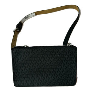 Michael Kors Waist Belt Size Medium Purse Black MK Logo Belt PVC NWT